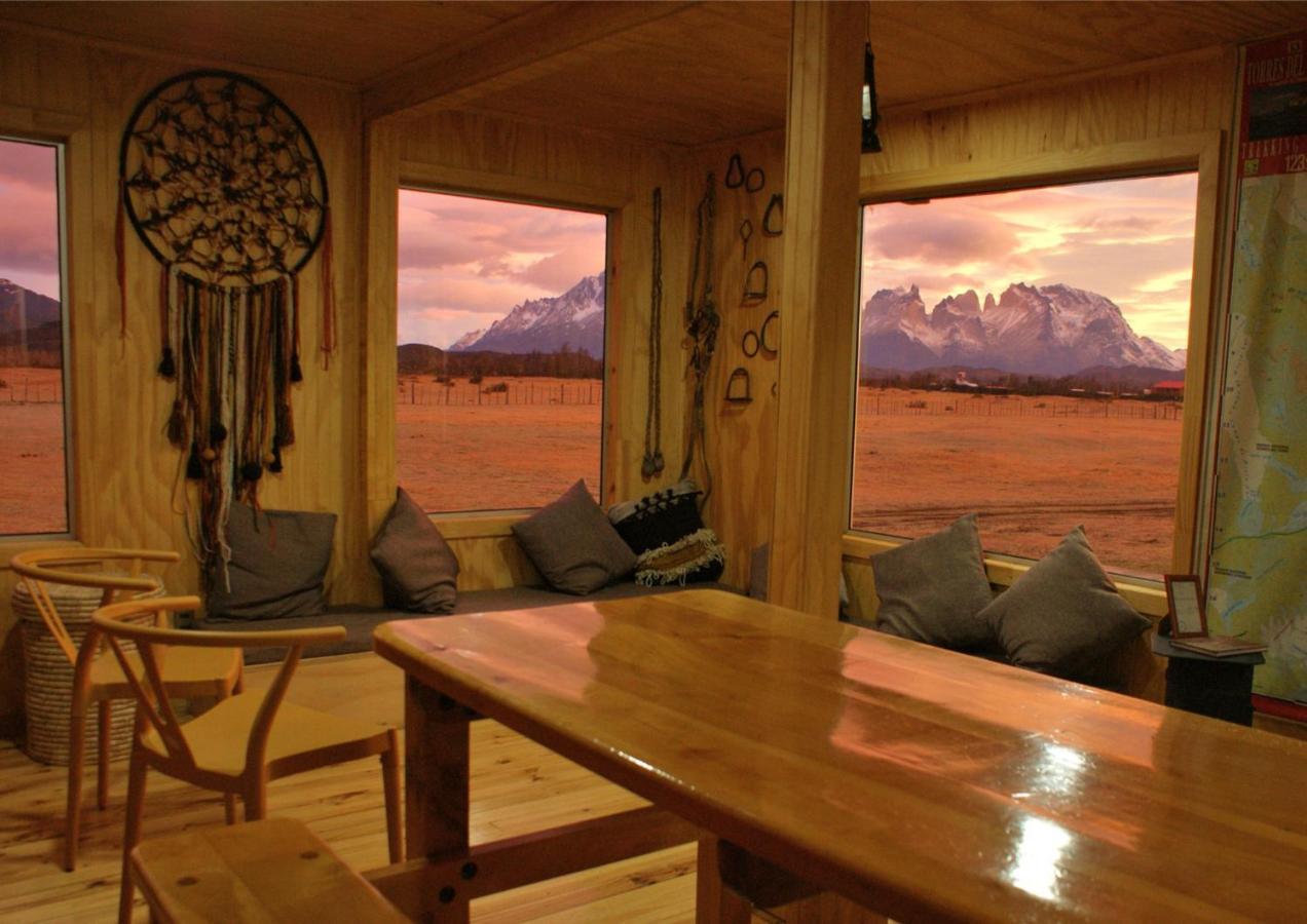 לינה וארוחת בוקר טורס דל פיינה Vista Al Paine - Refugio De Aventura מראה חיצוני תמונה
